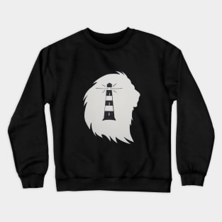 The Lion and the Lighthouse Crewneck Sweatshirt